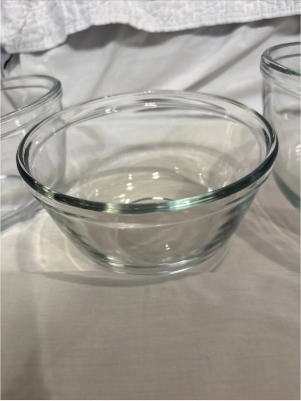 Vintage Anchor Hocking Ovenware Nesting Bowls (1 ,1.5 2.5 Quart) USA (1079)